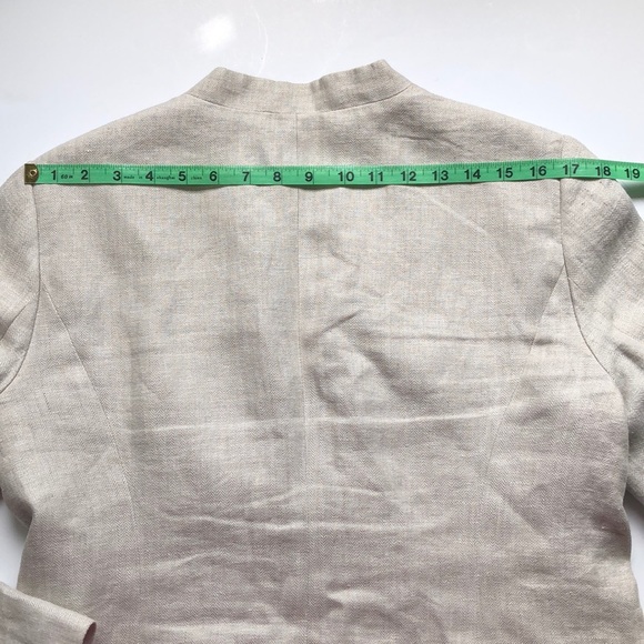 Anne Taylor LOFT Linen Collarless Jacket - Picture 11 of 14